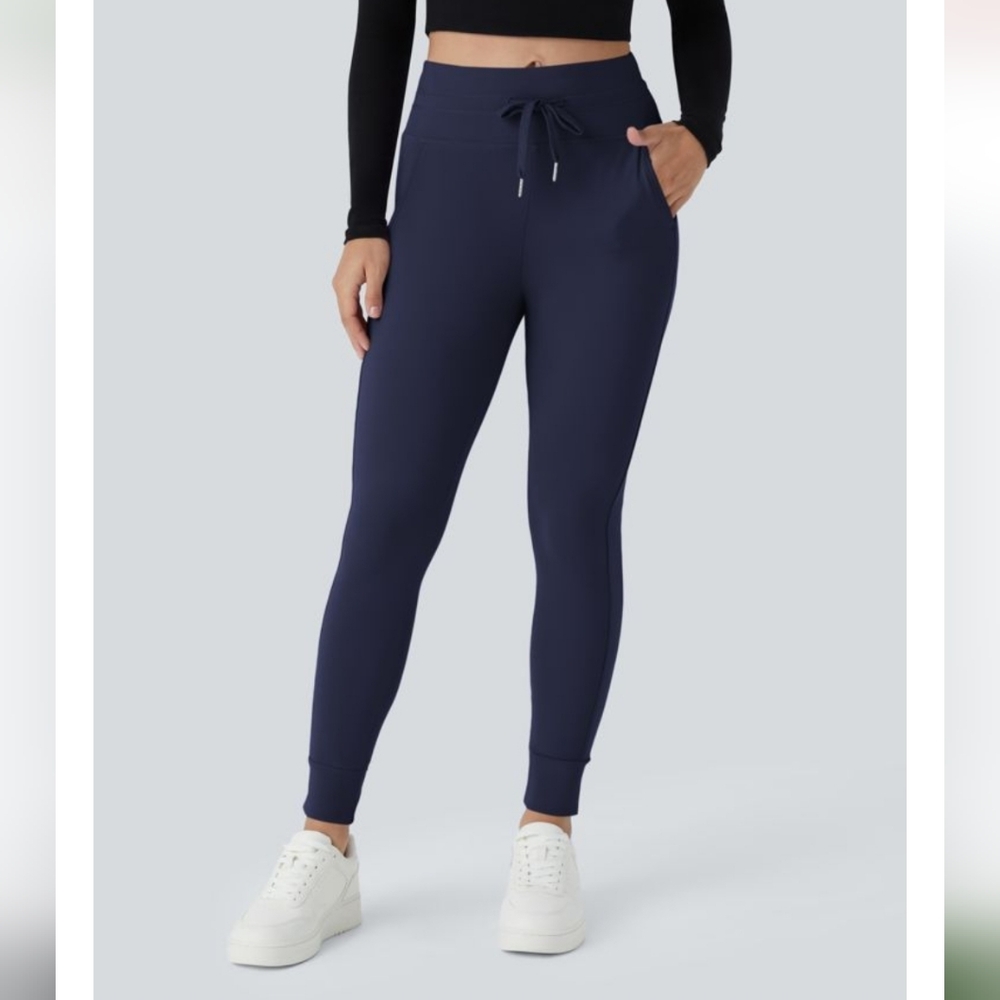 Halara SoftlyZero High Waisted Drawstring Pocket … - image 1